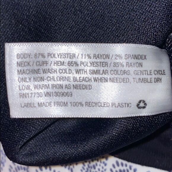 JOY LAB Black Polka Dot Open Elbow Sweater-S - Picture 7 of 7